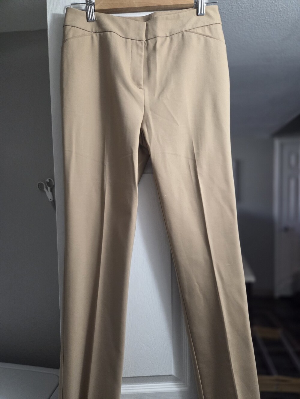 Chico's Slim Fit Khaki Dress Pants in Light Tan Sz 00 T